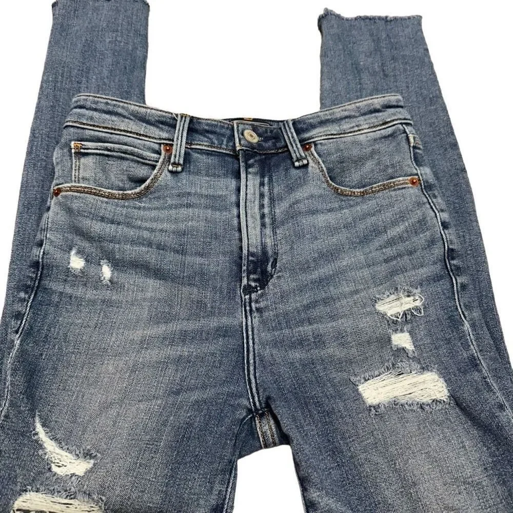 Abercrombie and Fitch Simone high rise super skinny jeans size 26